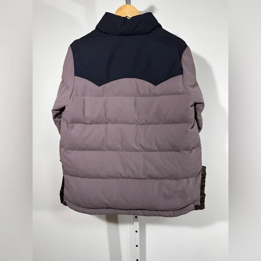 Patagonia Women’s L Western Yoke Down Puffer Jacket purple/Navy - Picture 4 of 9